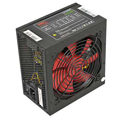 HKC  650 WATT ATX Computer Netzteil SATA LEISE mit 120mm Lüfter