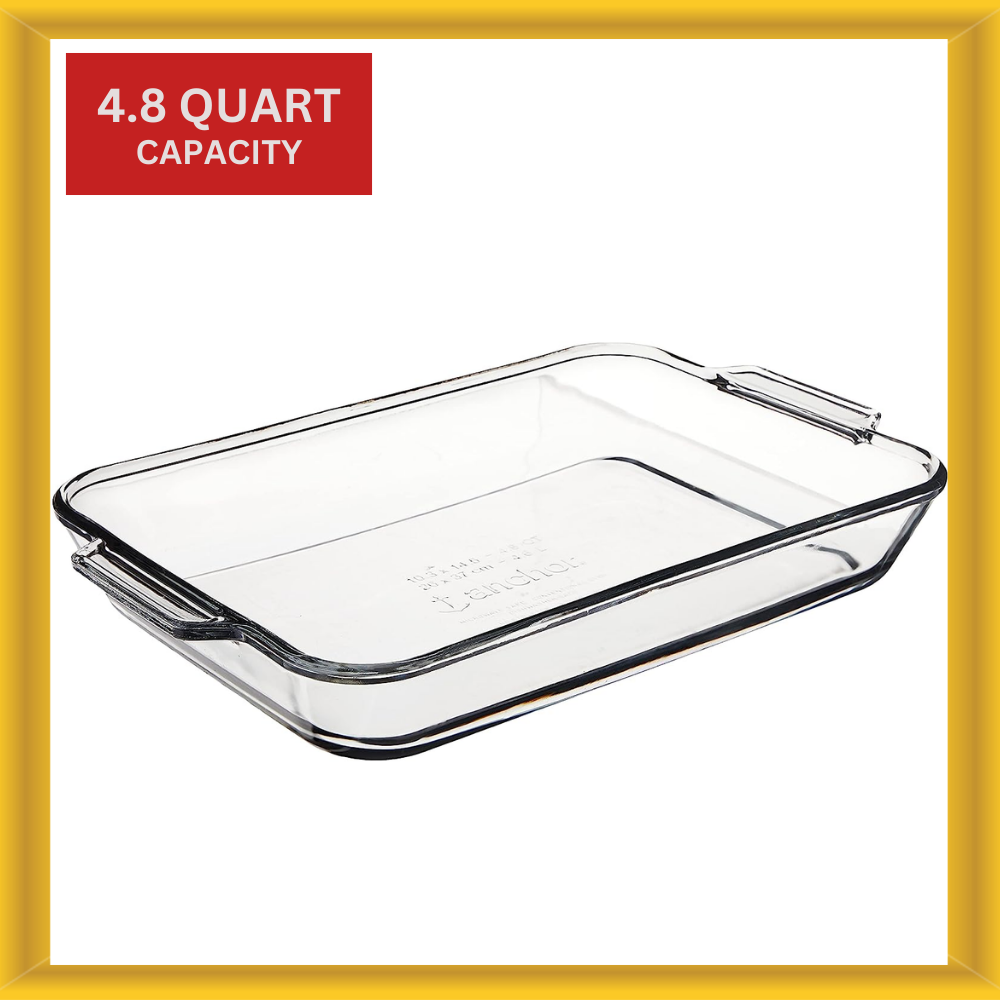 Anchor Hocking Oven Basics Quart Glass Baking Dish Rectangular