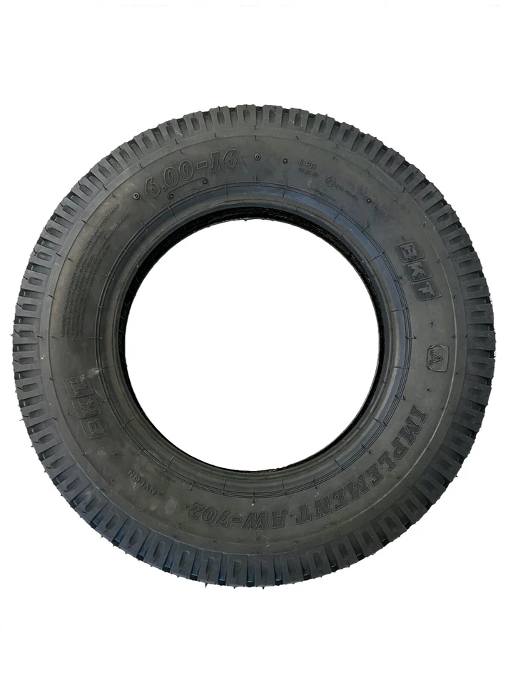 6.00-16 BKT AW702 - 95/A8 - TT - 6PR - Anhänger - Acherwagen - Set ink. Schlauch - Bild 3 von 3