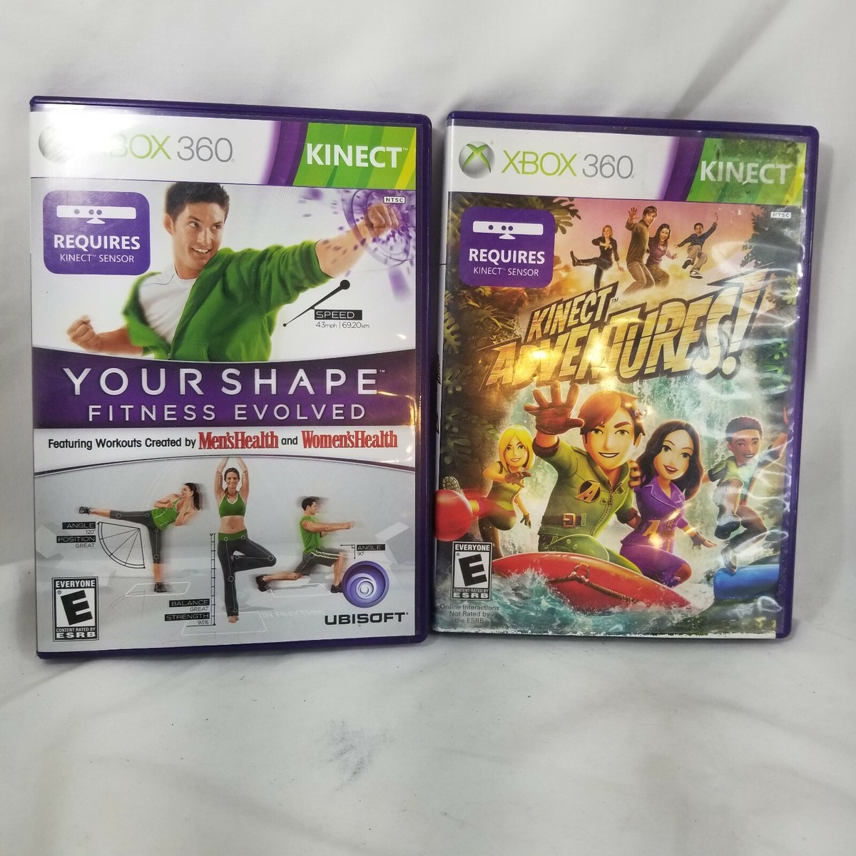 XBox 360 Games Your Shape: Fitness Evolved Kinect Adventures!  COMPLETE