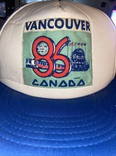 Vintage 1986 Vancouver Canada " Expo 86" Snapback Adjustable Trucker Hat