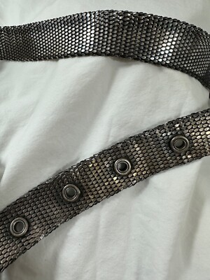 Genuine vintage UGO CACCIATORI sterling Skull Pirate belt unisex