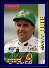 Brett Bodine 1994 Traks Auto Value Parts Stores Collector Cards # 2 Base