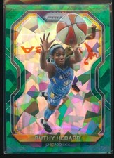 Ruthy Hebard 2021 Panini Prizm WNBA Green Cracked Ice #84