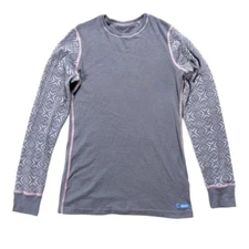 Iris Sport Norway Nordic  Women's Merino Wool Base Layer Top|Size L |Ski/Outdoor