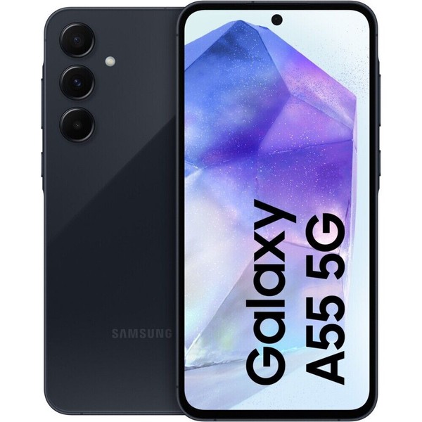 Samsung Galaxy A55 5G SM-A556B/DS 128GB 8GB Awesome Navy Ohne Simlock Neu + Ovp-image