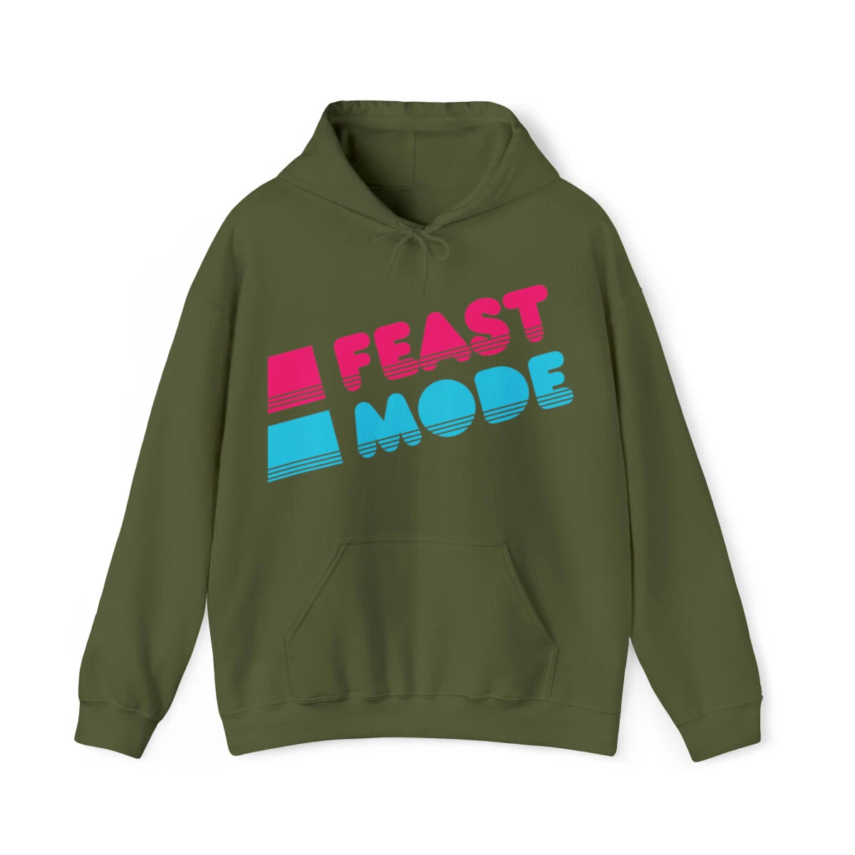 Retro Feast Mode Thanksgiving Graphic Hoodie