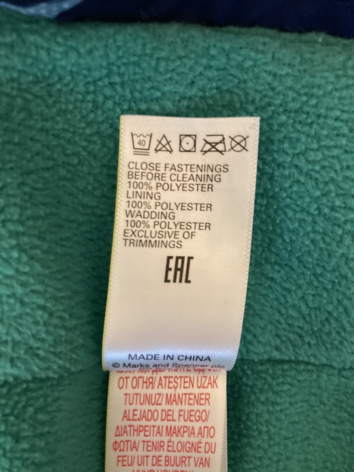 Marks And Spencer Baby Boy Snowsuit Age 1218 Months eBay