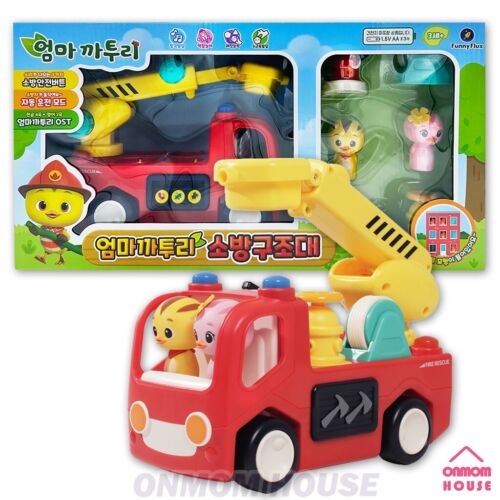 Mom Katuri Fire and Rescue Toy with 2 Figures, Sound and Music Korean Toys - 第 1/12 張圖片