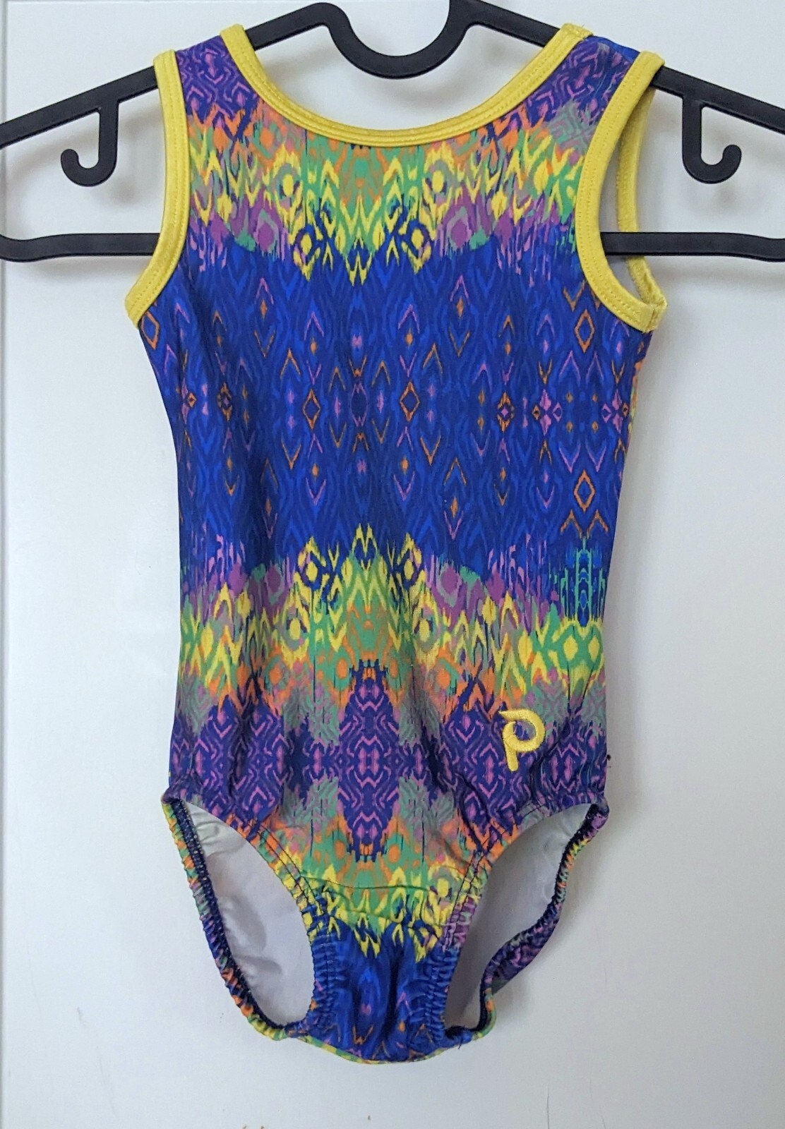 Plum Practicewear Gymnastics Leotard "Acapulco" Multi-Color Printed Size CS