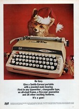 1964 Smith Corona Galaxie II Typewriter Original Color Print Ad thumbnail