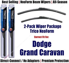2-Pack Super-Premium NeoForm Wipers fit 2008+ Dodge Grand Caravan - 16260/200