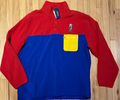 Polo Ralph Lauren Men's Polo Bear Fleece Sweatshirt XXL NWT
