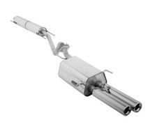 FOX Sportauspuff Komplettanlage Opel Astra G Stufenheck 2x80