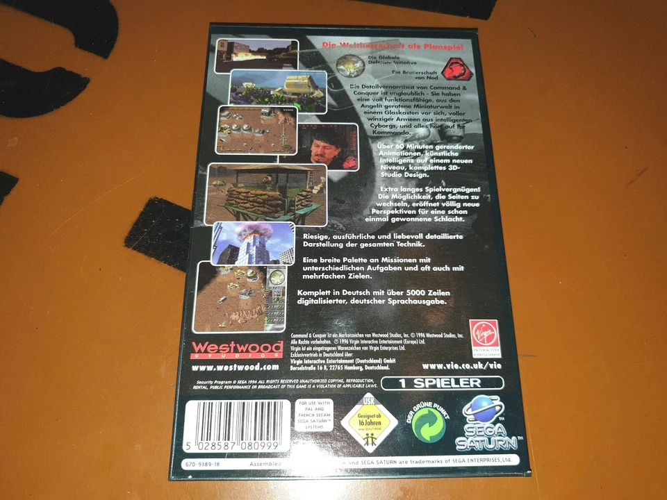 ## Command & Conquer - SEGA SATURN Spiel - NEUWARE / NEW / SEALED ## - Bild 2 von 4