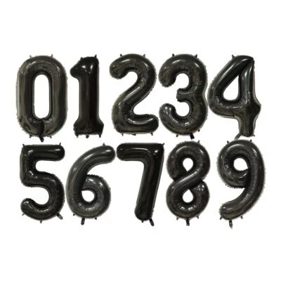 16" 40" Gold Silver Letter Number Foil Balloon Wedding Birthday Party Supplies - Image 1 of 4