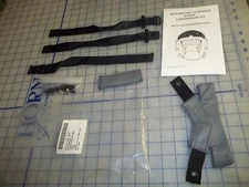 lot of 2 new gentex HGU-55/P HGU-68/P chin strap nape set pilot flight helmet LG