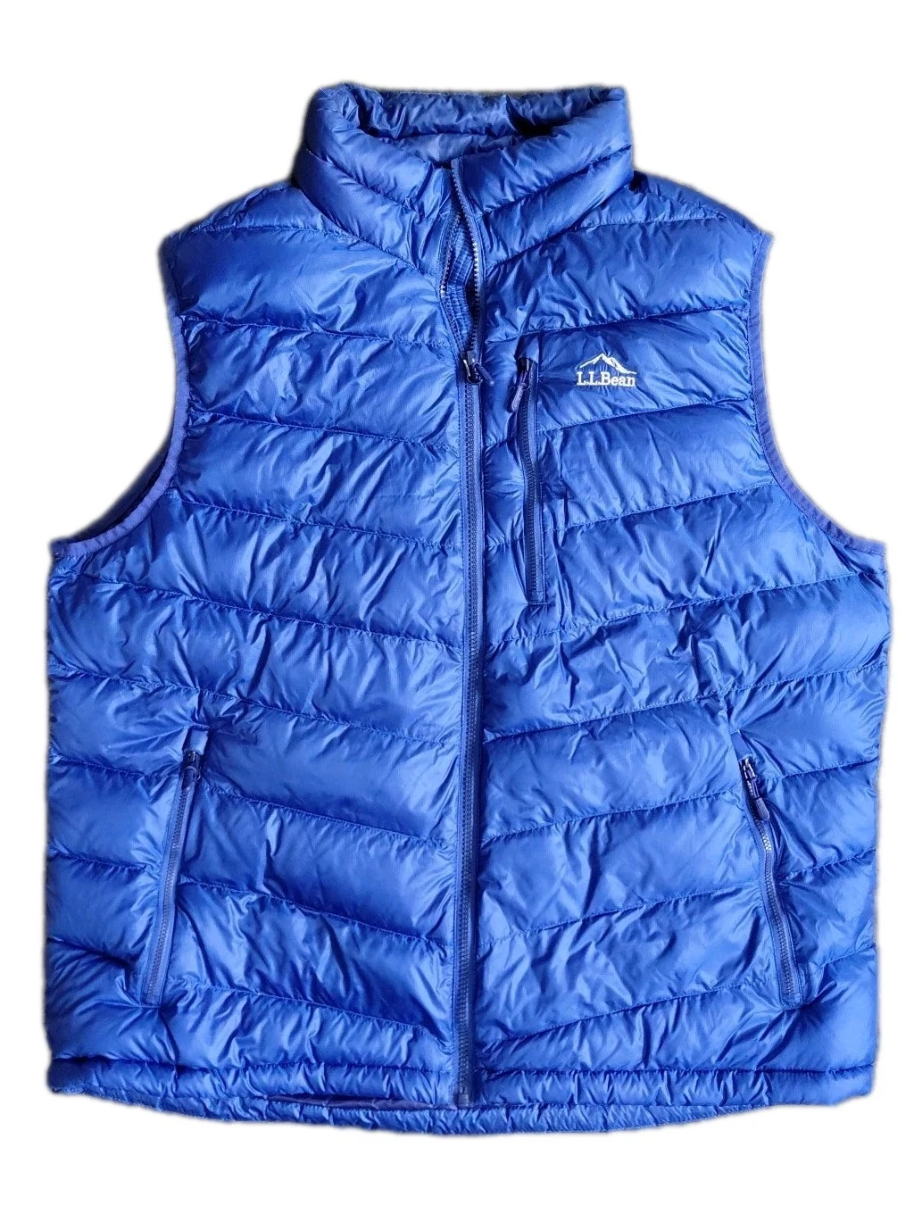 LL Bean Down Puffer Vest Mens Size XL Granolacore Outdoor Hiking Camping Nature