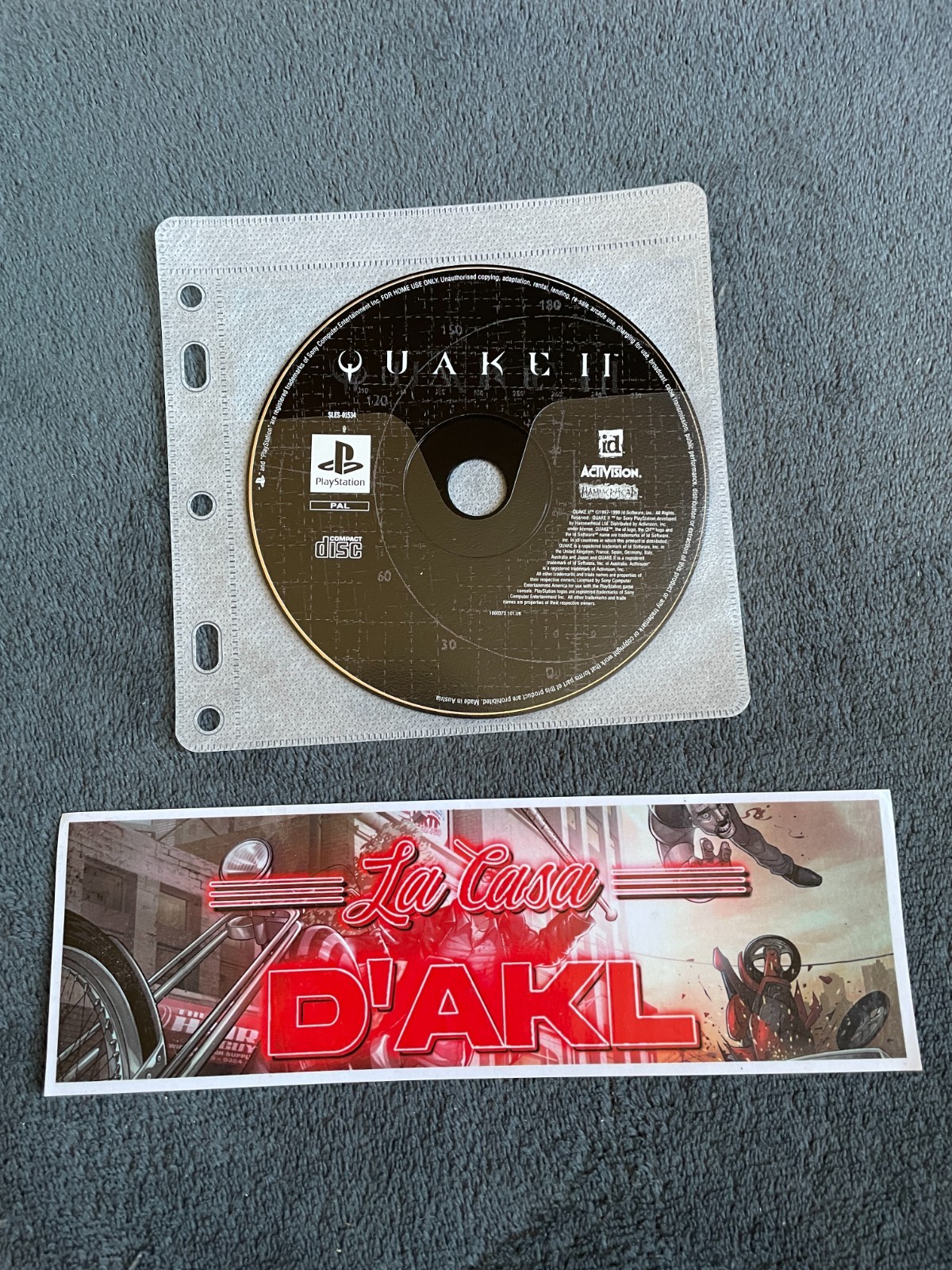 Quake II 2 CD SEUL sur PlayStation 1 Ps1 - FR TBE