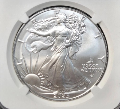 #ad 2025 1 oz American Eagle BU $25.31