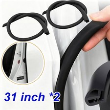 2pcs Car B-pillar Weather Seal Strips Rubber Door Sealed Universal For Chevrolet 2pcs Car B-pillar Weather Seal Strips Rubber Door Sealed Universal For Chevrolet