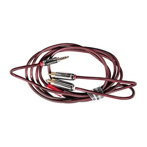 Cable de audio Cerwin-Vega CVM2RCA6 6' 2 conectores RCA macho a 3,5 mm macho negro Foto 2 de 2