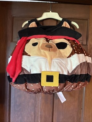 Hans Pirate Hedgehog Original Squishmallows Halloween Costume Age 6 Up