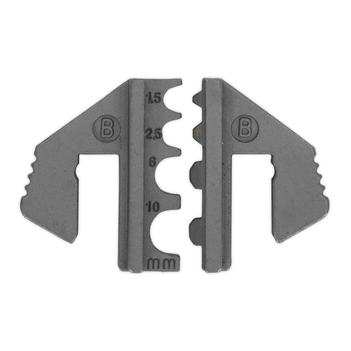 Sealey Non-Insulated Terminal Crimping Jaws Hardened & Tempered AK3858/B