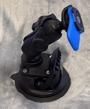 QUAD LOCK Phone Mount With RAM Double Socket Arm On a 1” Ball Suction Base