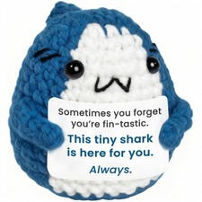 Cute Crochet Shark Gift, Cheer Up Thinking of You Gift