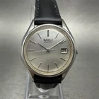 Seiko Watch Women 25mm Silver Dial Silver Tone Date Round 4325-0030 New Battery