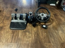 Logitech Racing Wheel Bundle w/ Steering Wheel, Pedals, Shifter  Power Adapter