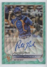2022 Topps Chrome Rookie Aqua Wave Refractor 103/199 Patrick Mazeika Auto mp7