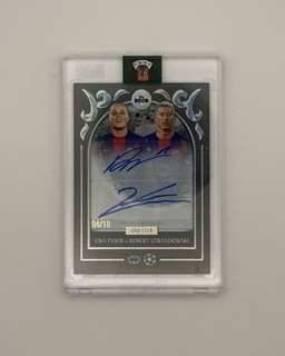 Ewa Pajor & Robert Lewandowski Dual Auto /10 2025 26 Topps DECO UCC