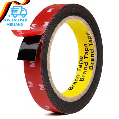Doppelseitiges Klebeband Extra Stark, 3.1 M X 2 Cm Wasserbeständig Und Hitzebest