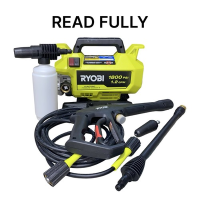 #ad Ryobi 1800 PSI 1.2 GPM Cold Water Corded Electric Pressure Washer $70.00