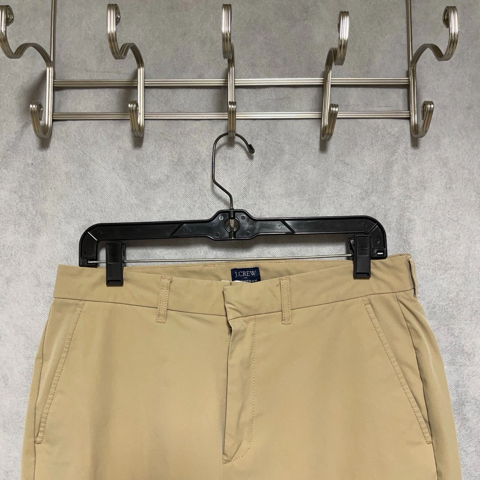 J Crew Pants Men 32X30 Beige Thompson Flex Tapered Tech Golf Performance Hybrid