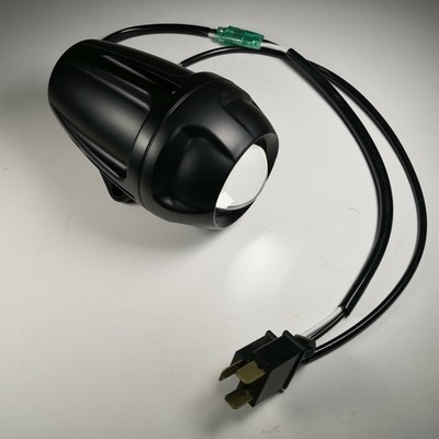 Projector Headlight Alloy Combined Dip Main Beam Kitcar Custom Trike New Black