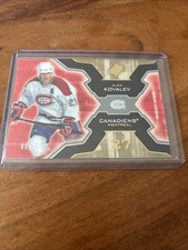 2008-09 SP Game Used Edition Platinum /25 Alex Kovalev #57 Hockey Card NHL MTL!