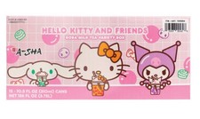 Hello Kitty And Friends Boba Tea With Milk, Variety Pack Of 12 Drinks 10.5 Oz