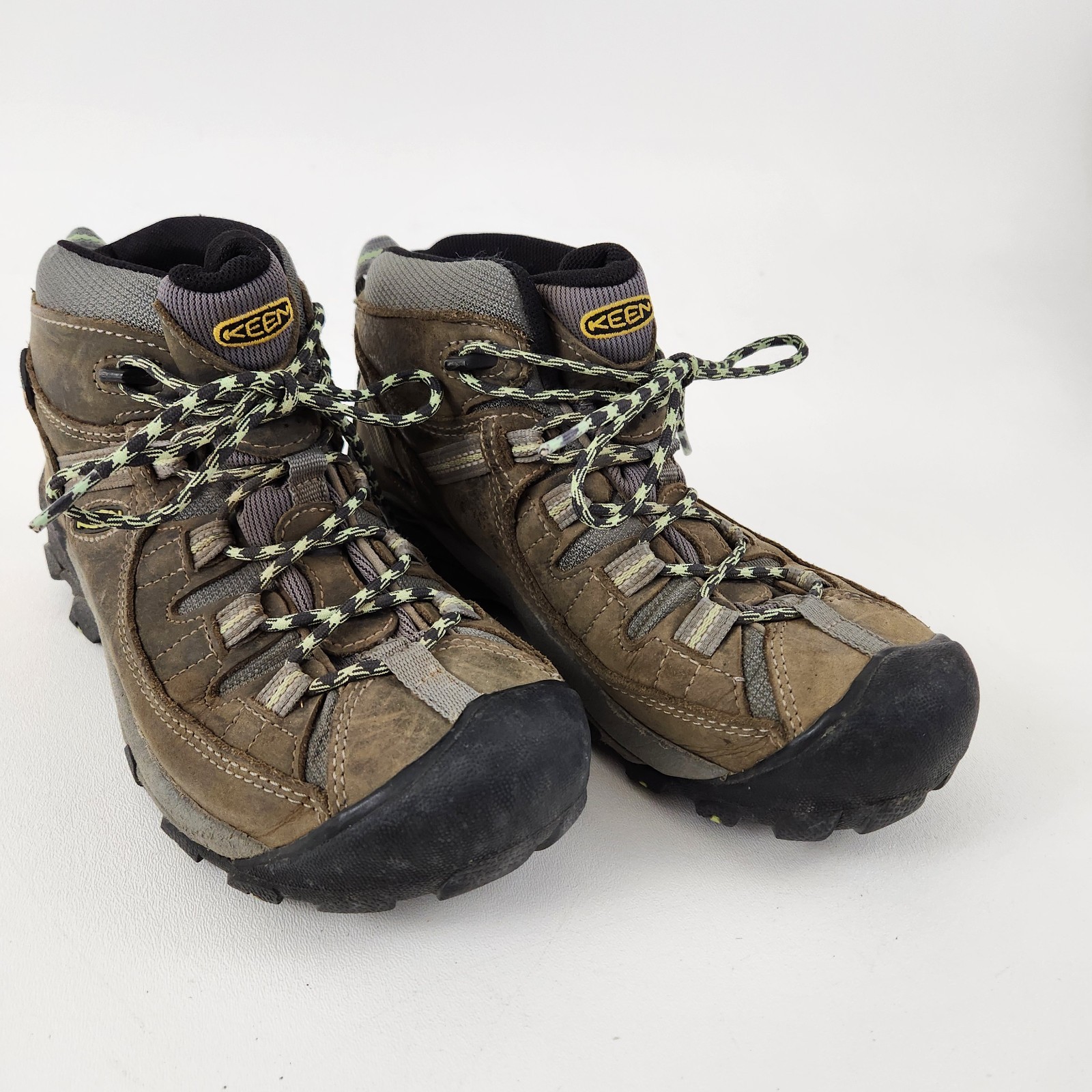 Scarpe da trekking Keen donna Targhee II metà 1014997 impermeabili stivali verde scuro