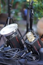 Photogenic PowerLight 1250 Studio Strobe Flash   Tested/2 Units Included