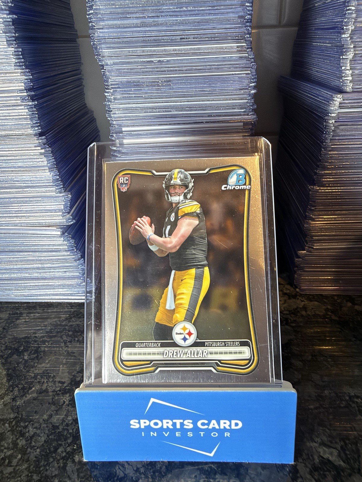 Topps 2026 Bowman Football Drew Allar RC Chrome #BCV-106 Pittsburgh Steelers 