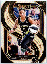 JJ Quinerly 2025 Panini Select WNBA Silver Prizms #114 Dallas Wings