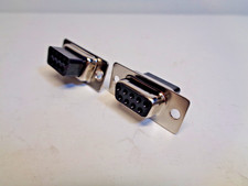 Qty 50 - DB9 D-SUB 9-Pin Female Crimp Pin Connector Cup Socket