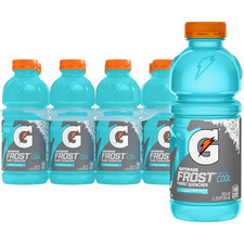 Gatorade Thirst Quencher, Glacier Freeze, 20 Fl Oz Pack of 8