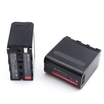 2Pcs Camera Battery for Sony NP-F750 NP-F770 NP-F950 NP-F960 NP-F970 NP-F990 Pro