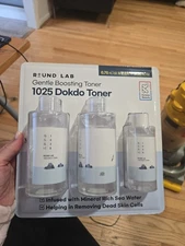 ROUND LAB Gentle Boosting 1025 Dokdo Toner 3x Bottles Made in Korea NEW