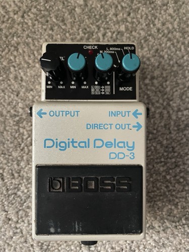 Boss DD-3 Digital Delay MIJ (Blue Label) Long Chip Vintage Made in Japan