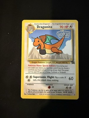 Pokémon TCG Dragonite Black Star Promos 5 Wizards of the Coast WB Movie NM/M!!!!